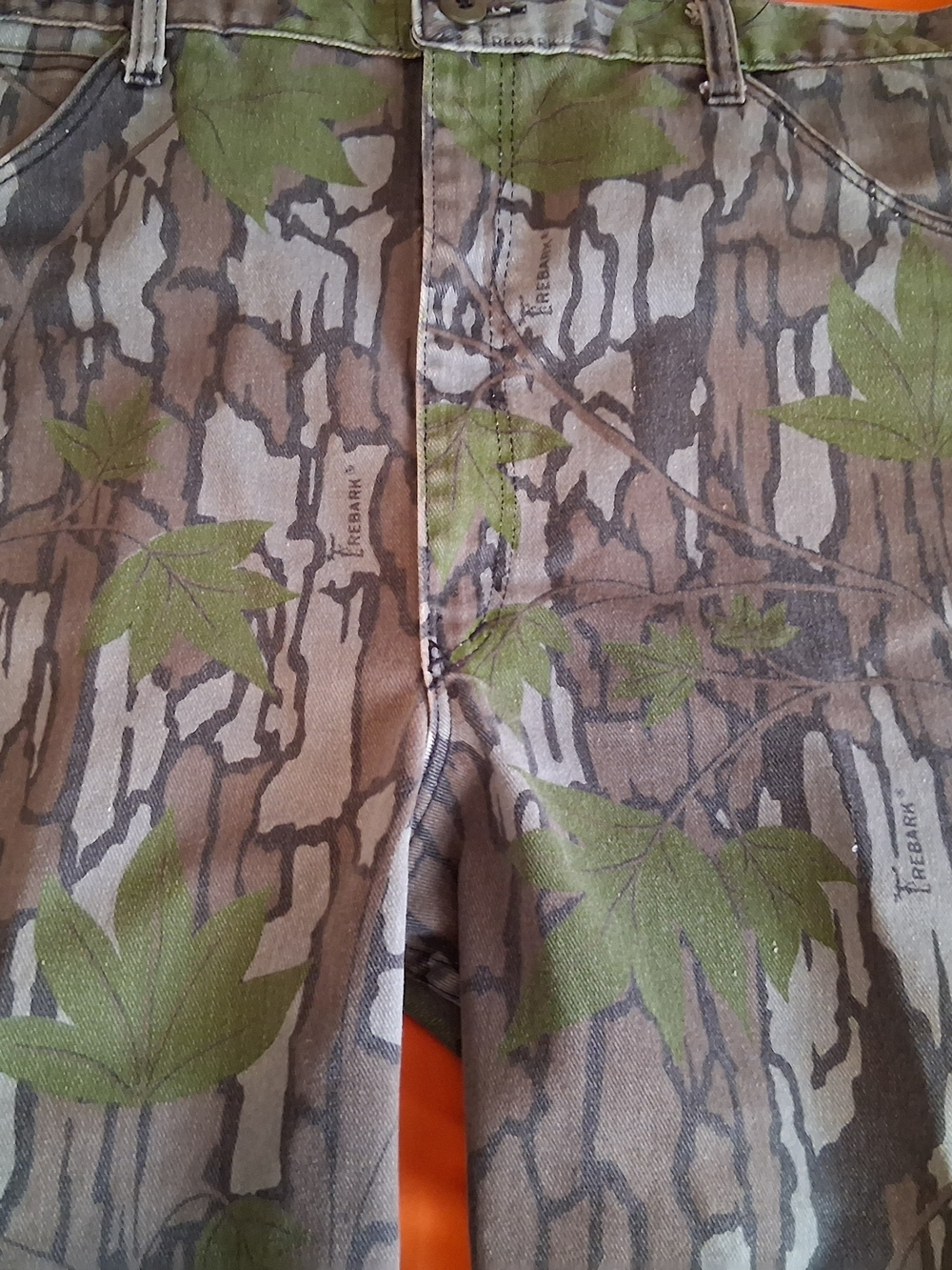 Vintage Pointer Brand Trebark Camo Pants 38W Made In USA Hunting Outdoors - Picture 4 of 6